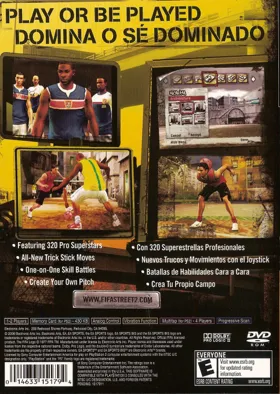 FIFA Street 2 box cover back